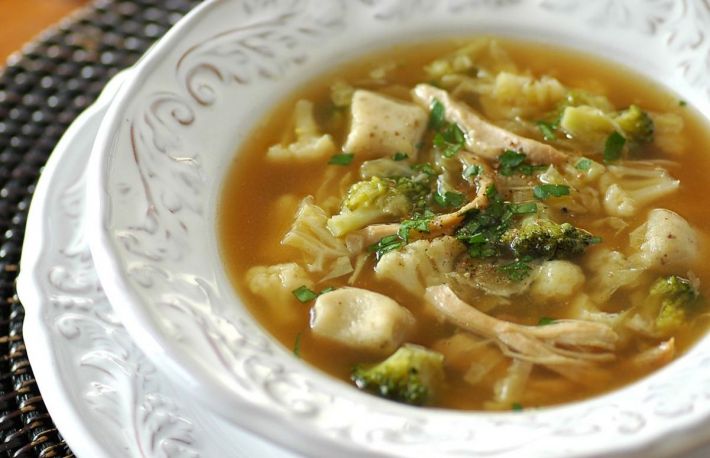 Supa cu galuste din cartofi