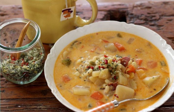 Reteta: Supa de cartofi cu praz