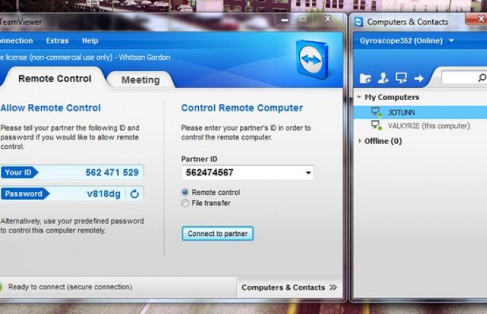 Cum puteti accesa un alt computer de pe computerul personal?