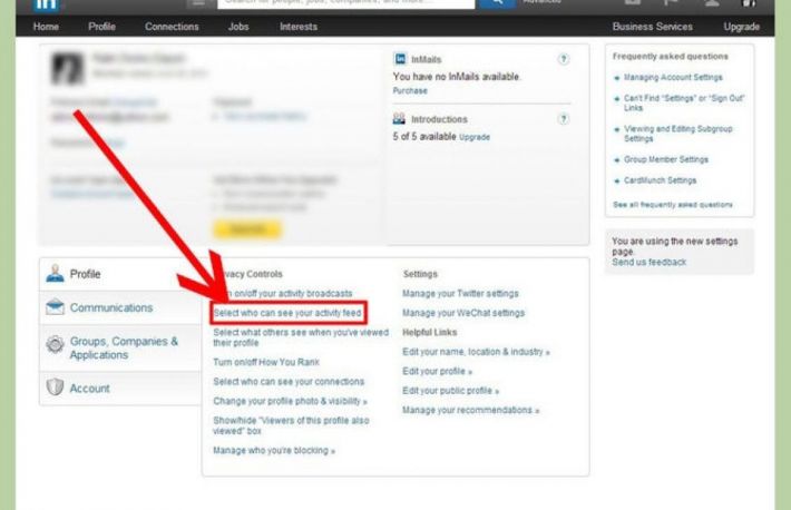 Cum sa blochezi sau deblochezi un membru LinkedIn