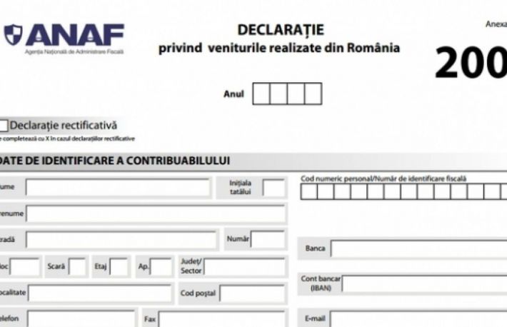 Declaratia 200: Afla cum sa completezi si sa depui declaratia 200 pentru veniturile realizate in 2014