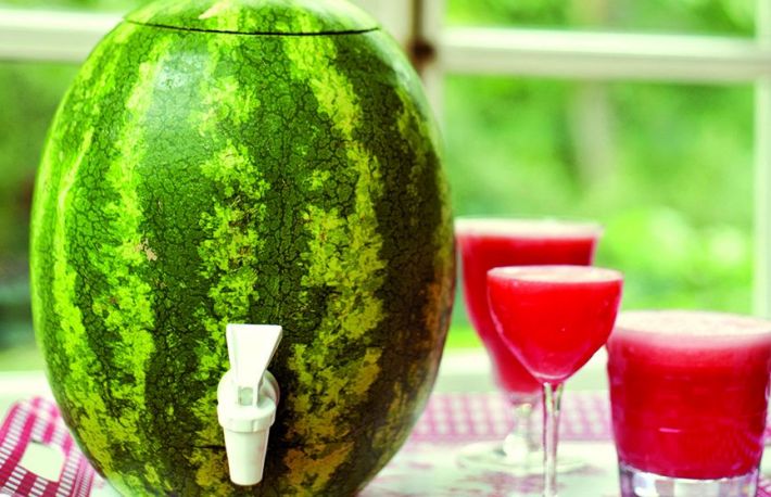 Cum se face un keg din pepene rosu