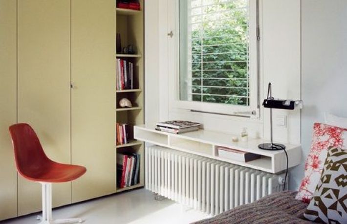 Cum sa folosesti spatiul din jurul caloriferului pe timp de vara