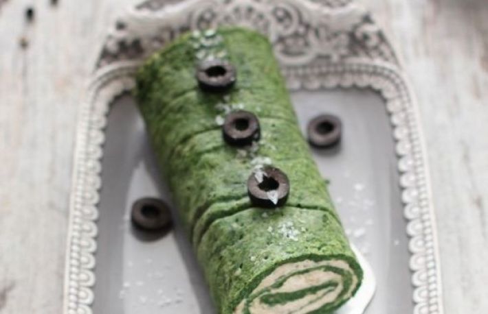 Cum sa faci rulada de spanac cu crema de ton