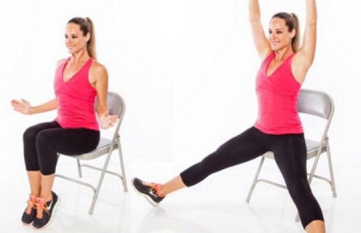 Cum sa faci exercitii fizice cu scaunul?