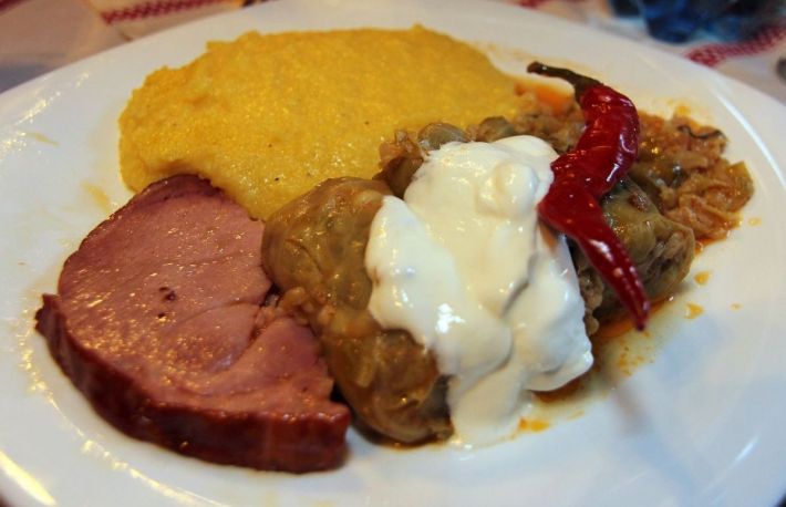 Sarmale cu carne de purcel