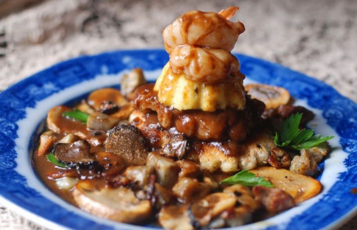 Momite cu sos de ciuperci