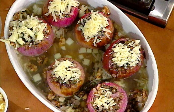 Afla cum se prepara ceapa umpluta cu orez