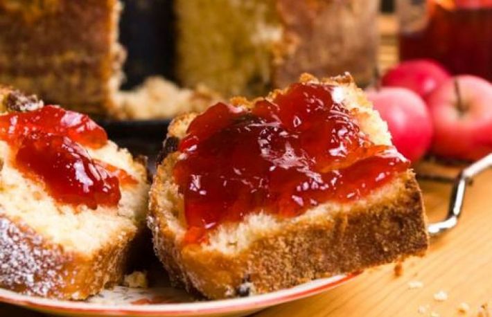 Prajitura cu marmelada, fara ou