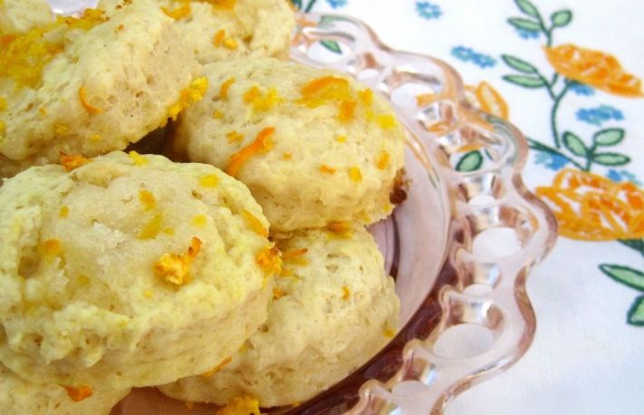Biscuiti cu aroma de portocale
