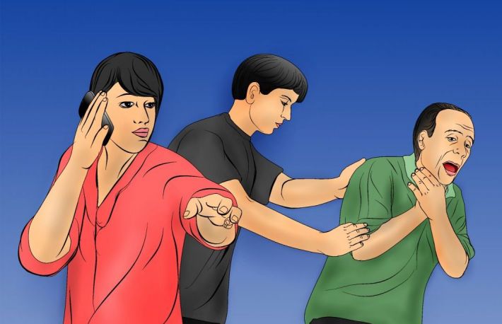 Cum se face manevra Heimlich?