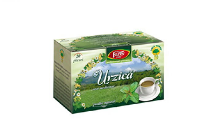 Ceai de urzica la plic