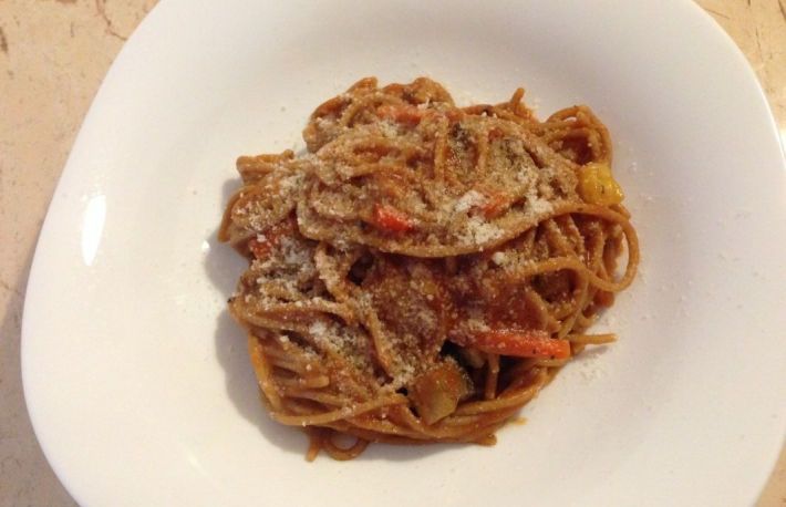 Paste integrale cu legume