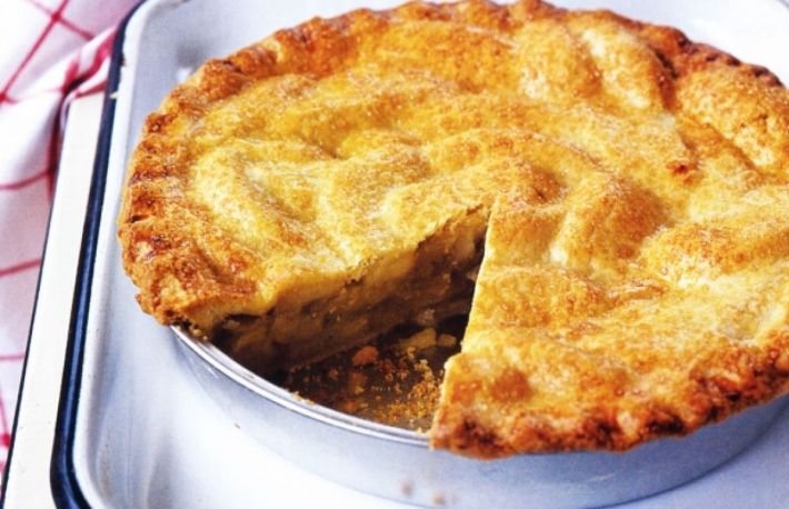 Cum se face placinta de mere in crusta de mar