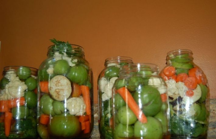 Muraturi asortate in sare pentru iarna