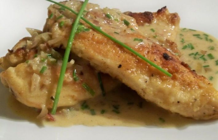 Potarnichi cu smantana la tava