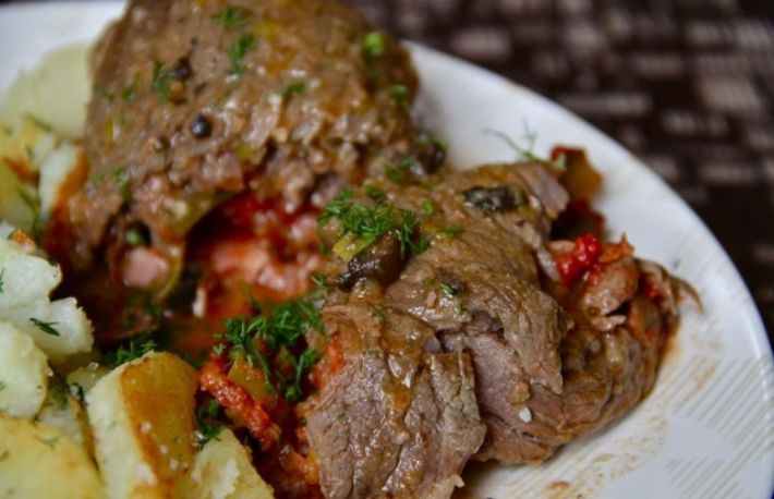 Rulada umpluta cu ficat